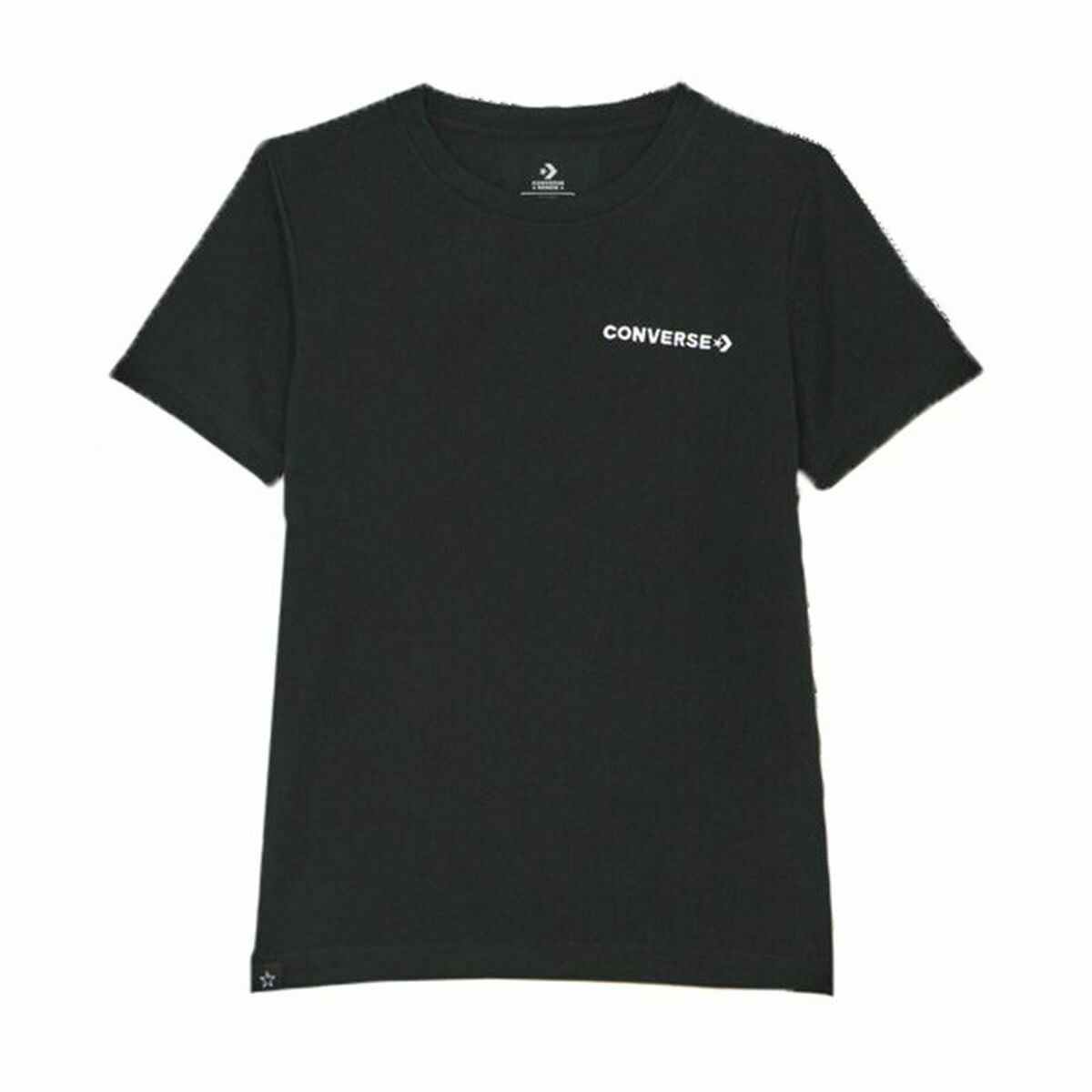 Short Sleeve T-Shirt Converse Field Surplus Black -  Clothing, Boys -  Converse.