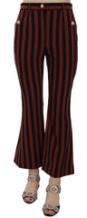 Dolce & Gabbana Elegant Cropped Flared Trousers -   -  Dolce & Gabbana.