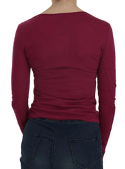Exte Crystal Embellished Long Sleeve Casual Top - - Exte.