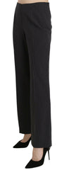 BENCIVENGA Black Striped Cotton Sretch Dress Trousers Pants -   -  BENCIVENGA.