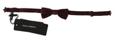 Dolce & Gabbana Purple Dotted Silk Adjustable Neck Papillon Bow Tie -  Neckties, Men -  Dolce & Gabbana.