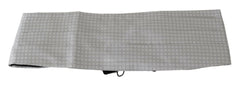 Dolce & Gabbana Gray Patterned Waist Belt Silk Cummerbund - Men´s Cummerbund - Dolce & Gabbana.