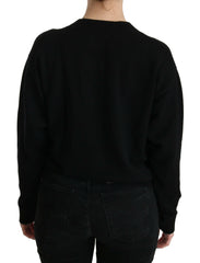 Dolce & Gabbana Black Button Embellished Cardigan Sweater -   -  Dolce & Gabbana.