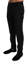 Dolce & Gabbana Black Dress Formal Trouser Mens Wool Pants -   -  Dolce & Gabbana.