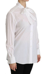 Dolce & Gabbana White Turtle Neck Long Sleeve Polo Shirt -   -  Dolce & Gabbana.