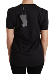 Dolce & Gabbana Black #ImAChristmasTree Crewneck Top T-shirt -   -  Dolce & Gabbana.