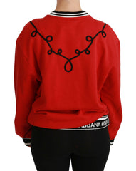 Dolce & Gabbana Red Queen Sequined Love Pullover Sweater -   -  Dolce & Gabbana.