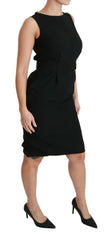 Dolce & Gabbana Black Sheath Stretch Formal Dress -   -  Dolce & Gabbana.