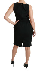 Dolce & Gabbana Black Sheath Stretch Formal Dress -   -  Dolce & Gabbana.