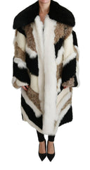 Dolce & Gabbana Sheep Fur Shearling Cape Jacket Coat -   -  Dolce & Gabbana.