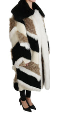 Dolce & Gabbana Sheep Fur Shearling Cape Jacket Coat -   -  Dolce & Gabbana.