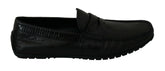 Dolce & Gabbana Black Lizard Leather Flat Loafers Shoes -   -  Dolce & Gabbana.