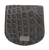 Dolce & Gabbana Gray Exotic Skin Condom Case Holder Pocket Wallet -  Leather Accessory for Men -  Dolce & Gabbana.