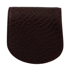 Dolce & Gabbana Brown Exotic Skin Pocket Condom Case Holder -  Leather Accessory for Men -  Dolce & Gabbana.