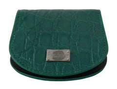 Dolce & Gabbana Green Exotic Skins Condom Case Holder Wallet -  Leather Accessory for Men -  Dolce & Gabbana.