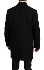 Dolce & Gabbana Black 100% Wool Jacket Coat Blazer -   -  Dolce & Gabbana.