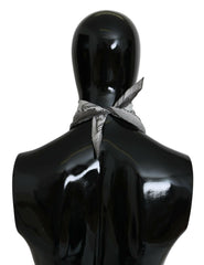 Costume National White Printed Bandana Cotton Scarf - - Costume National.