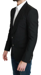 Dolce & Gabbana Black Single Breasted Formal Wool Blazer -   -  Dolce & Gabbana.