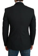 Dolce & Gabbana Black Single Breasted Formal Wool Blazer -   -  Dolce & Gabbana.