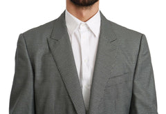 Dolce & Gabbana Gray Slim Fit Formal MARTINI Blazer -   -  Dolce & Gabbana.