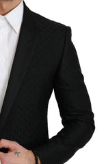 Dolce & Gabbana Black Slim Fit Coat Jacket MARTINI Blazer -   -  Dolce & Gabbana.