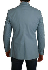 Dolce & Gabbana Blue Slim Fit Coat Jacket MARTINI Blazer -   -  Dolce & Gabbana.
