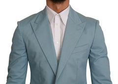 Dolce & Gabbana Blue Slim Fit Coat Jacket MARTINI Blazer -   -  Dolce & Gabbana.