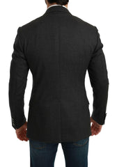 Dolce & Gabbana Gray NAPOLI Slim Fit Jacket Wool Blazer -   -  Dolce & Gabbana.