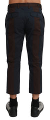 Dolce & Gabbana Chic Cropped Stripe Casual Pants -   -  Dolce & Gabbana.