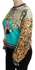Dolce & Gabbana Year of the Pig Sequined Top  Sweater -   -  Dolce & Gabbana.