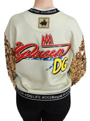 Dolce & Gabbana Year of the Pig Sequined Top  Sweater -   -  Dolce & Gabbana.