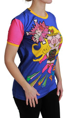 Dolce & Gabbana Purple PIG SUPERGIRL Top Cotton T-shirt -   -  Dolce & Gabbana.