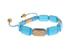 Nialaya CZ Opal 18K Gold 925 Bracelet -   -  Nialaya.