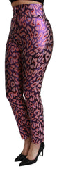 Dolce & Gabbana Multicolor Patterned Cropped High Waist Pants -   -  Dolce & Gabbana.