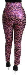 Dolce & Gabbana Multicolor Patterned Cropped High Waist Pants -   -  Dolce & Gabbana.