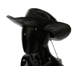 Costume National Black Wide Brim Cowboy Solid Hat -   -  Costume National.