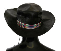 Costume National Black Wide Brim Cowboy Solid Hat -   -  Costume National.