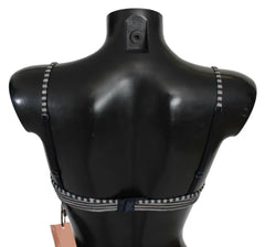 Ermanno Scervino Blue Stripes Lace Reggiseno Bra Underwear -   -  Ermanno Scervino.