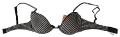 Ermanno Scervino Blue Stripes Lace Reggiseno Bra Underwear -   -  Ermanno Scervino.