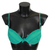 Ermanno Scervino Green Push Up Bra 100% Cotton Underwear -   -  Ermanno Scervino.