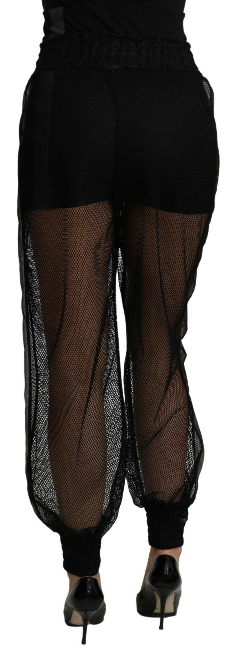 Dolce & Gabbana Black See Through Jogger Polyester Pants -   -  Dolce & Gabbana. Dolce & Gabbana Black See Through Jogger Polyester Pants -   -  Dolce & Gabbana.