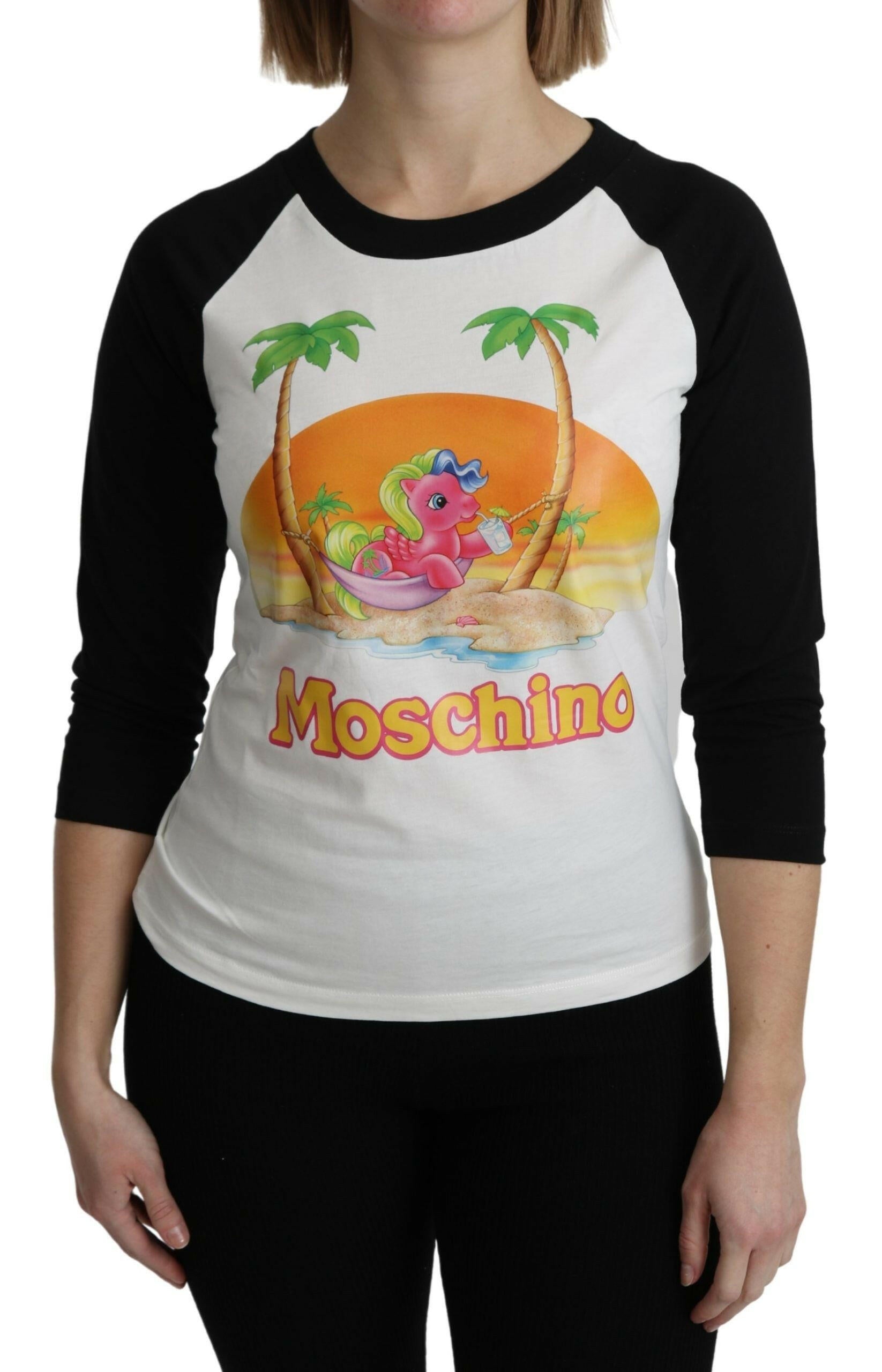 Moschino White Cotton T-shirt My Little Pony Top Tshirt -   -  Moschino.