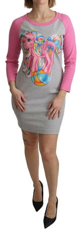 Moschino Gray My Little Pony Top Sweater Dress -   -  Moschino.