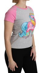 Moschino Gray and pink Cotton T-shirt My Little Pony Top -   -  Moschino.