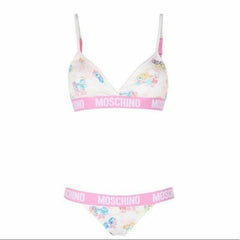 Moschino White My Little Pony Bra Briefs Set Two Piece Bikini -   -  Moschino.