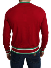 Dolce & Gabbana Red Wool Silk Pig of the Year Sweater -   -  Dolce & Gabbana.