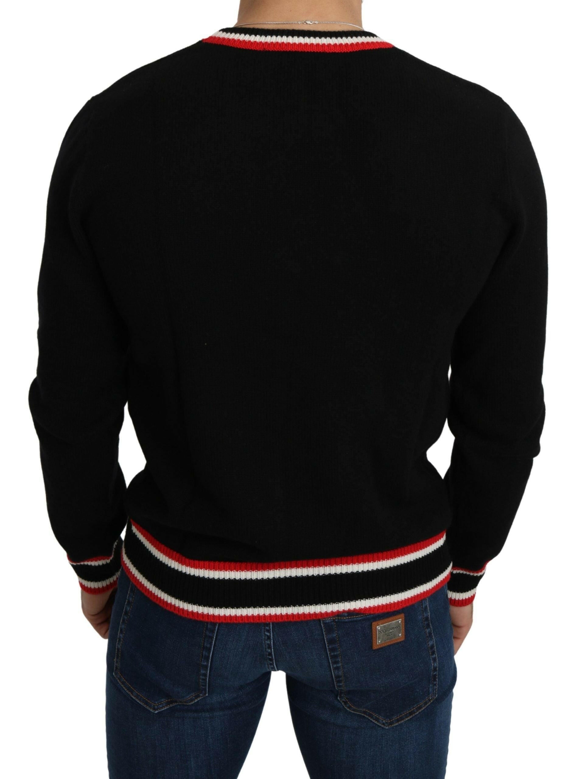 Dolce & Gabbana Black Cashmere Pig of the Year Pullover Sweater -   -  Dolce & Gabbana. Dolce & Gabbana Black Cashmere Pig of the Year Pullover Sweater -   -  Dolce & Gabbana.