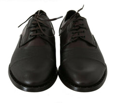 Dolce & Gabbana Brown Leather Laceups Dress Mens Shoes -   -  Dolce & Gabbana.