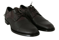 Dolce & Gabbana Brown Leather Laceups Dress Mens Shoes -   -  Dolce & Gabbana.