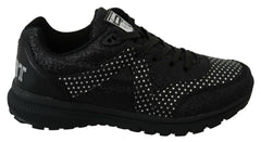 Philipp Plein Black Running Jasmines Sneakers Shoes -   -  Philipp Plein.